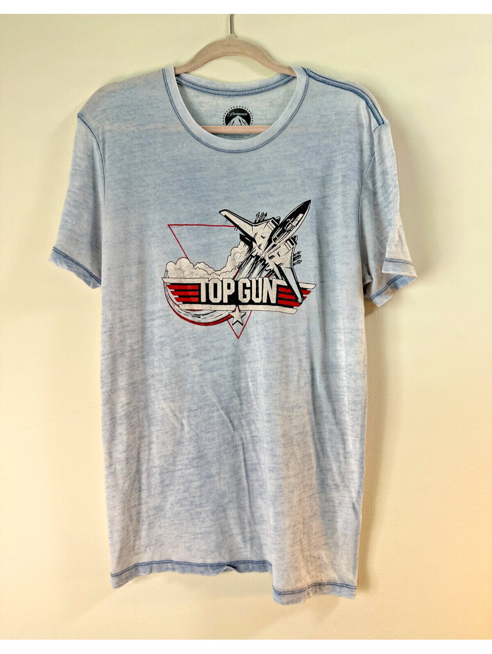 Lucky Brand Top Gun Graphic T Shirt Mens Medium Blue Paramount Movie Tee 2021